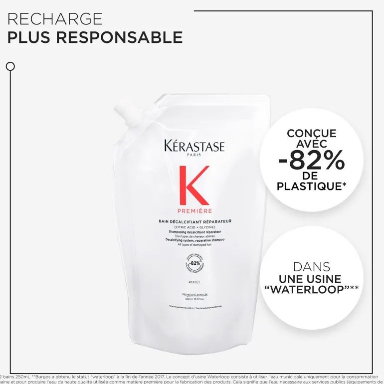 Bain décalcifiant réparateur Première recharge 500ml