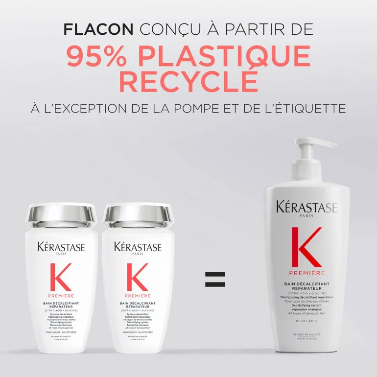 Bain décalcifiant réparateur Première 500 ml rechargeable