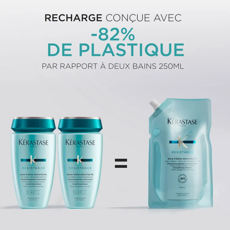 Bain Force Architecte Résistance recharge 500 ml