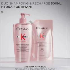 Bain hydra-fortifiant Genesis 500 ml rechargeable