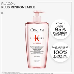 Bain hydra-fortifiant Genesis 500 ml rechargeable