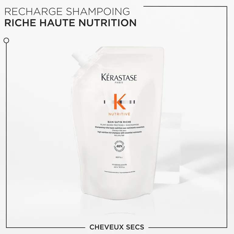 Bain satin riche Nutritive recharge 500 ml