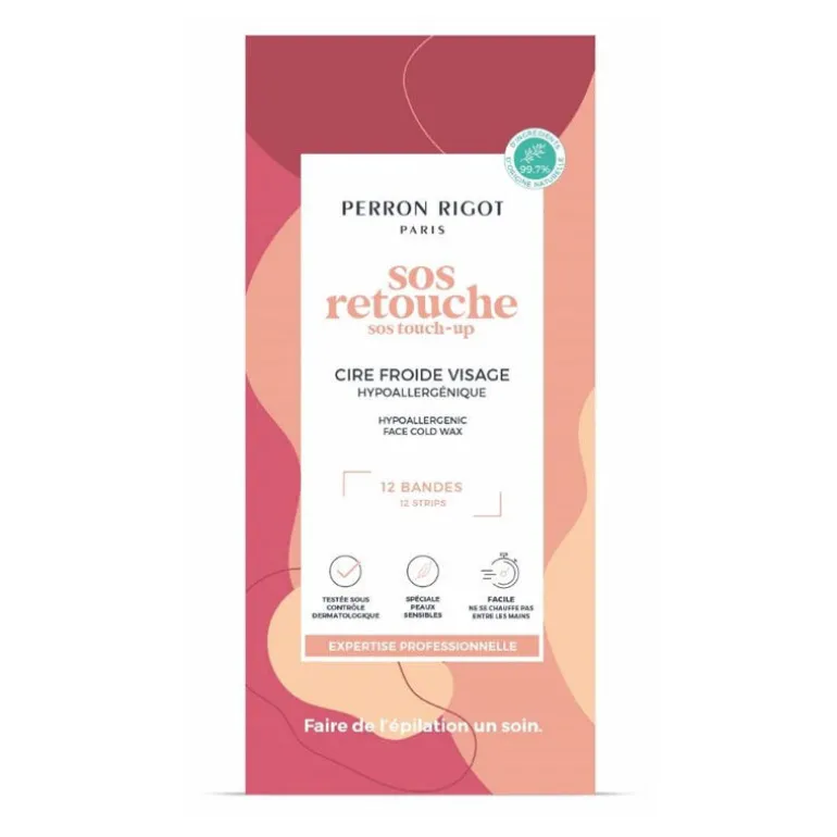 Bandes cire froide SOS Retouche visage