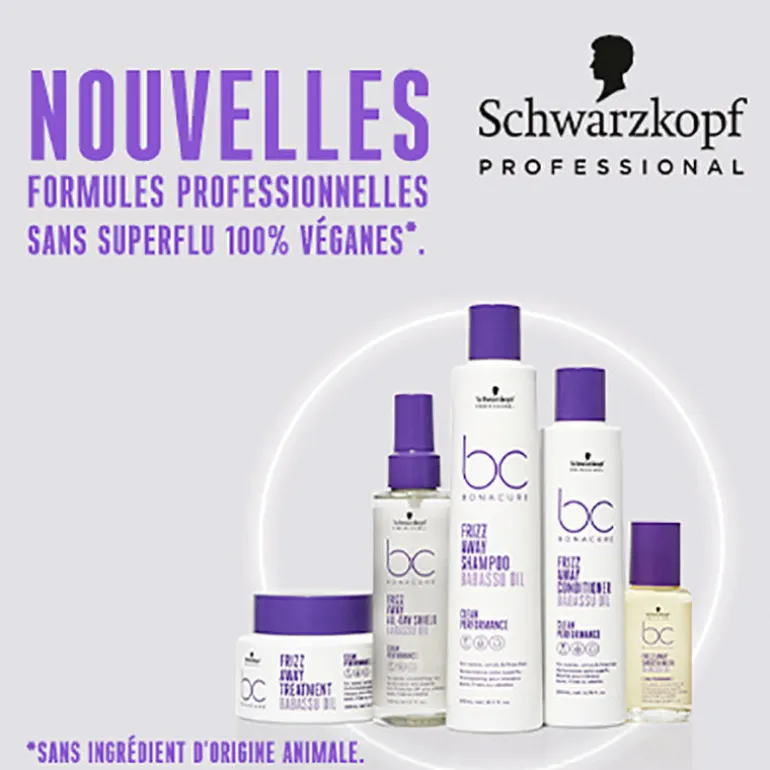 Baume lissant pour cheveux indisciplinés BC Frizz Away