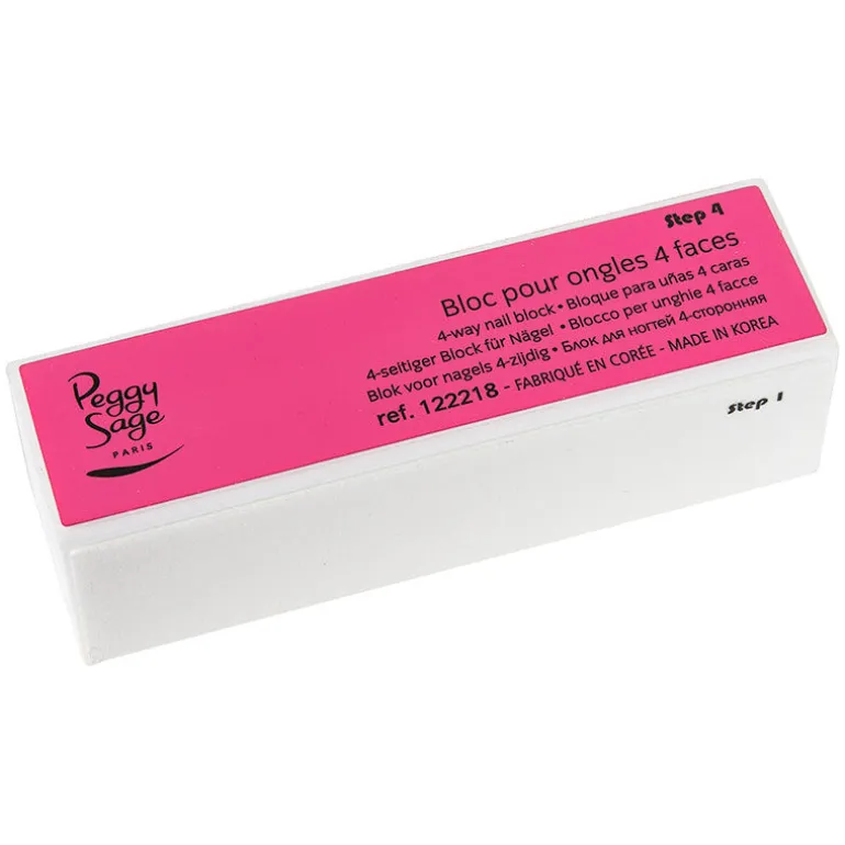 Bloc pour ongles 4 faces
