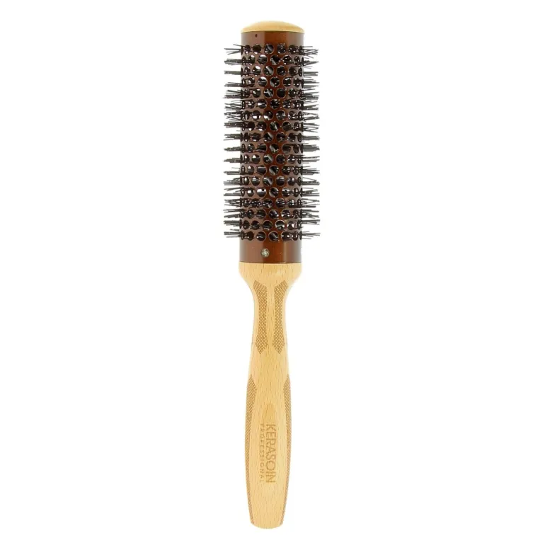 Brosse à brushing céramique et bois 30 mm