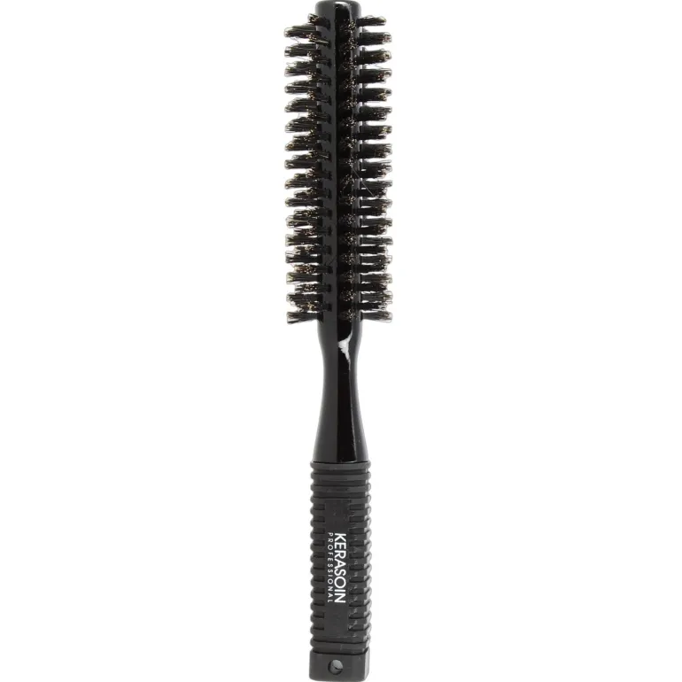 Brosse à brushing noire en poils de sanglier 33mm