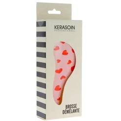 Brosse à cheveux démêlante cœurs