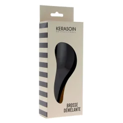 Brosse à cheveux démêlante noire