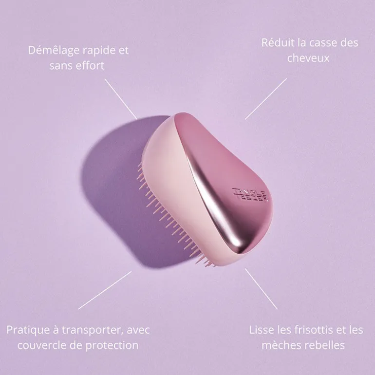 Brosse démêlante Compact Styler rose gold cream