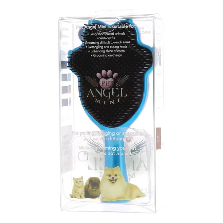 Brosse pour animaux Pet Angel Turquoise Petit modèle