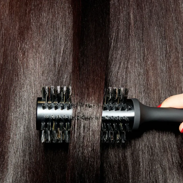 Brosse ronde en poils naturels 35mm