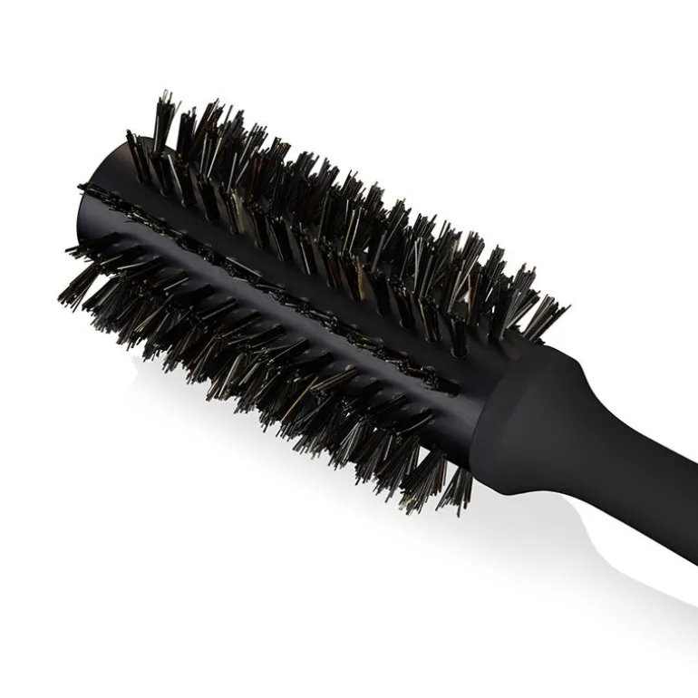 Brosse ronde en poils naturels 28mm