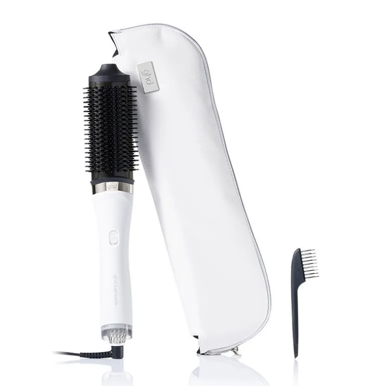 Brosse soufflante 2-en-1 Duet Blowdry blanc