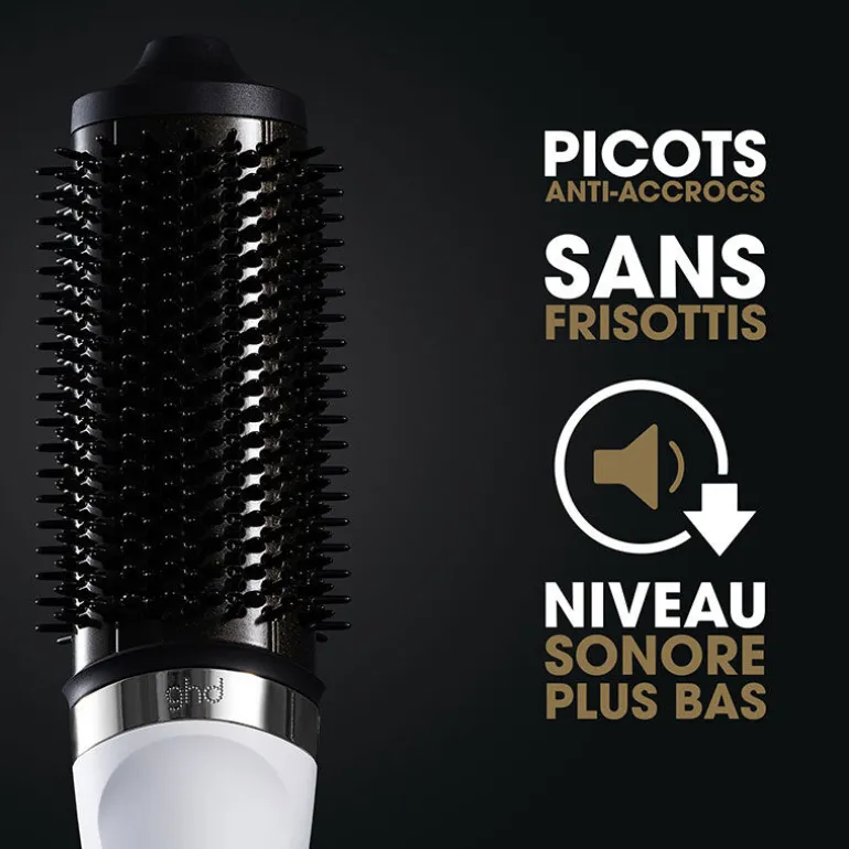 Brosse soufflante 2-en-1 Duet Blowdry blanc