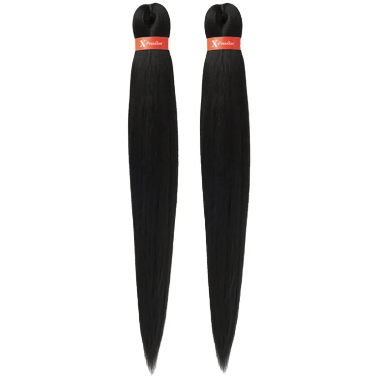 Cheveux à tresser pré-etirés 2 x 46" 1B