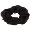 Chouchou en coton satiné noir