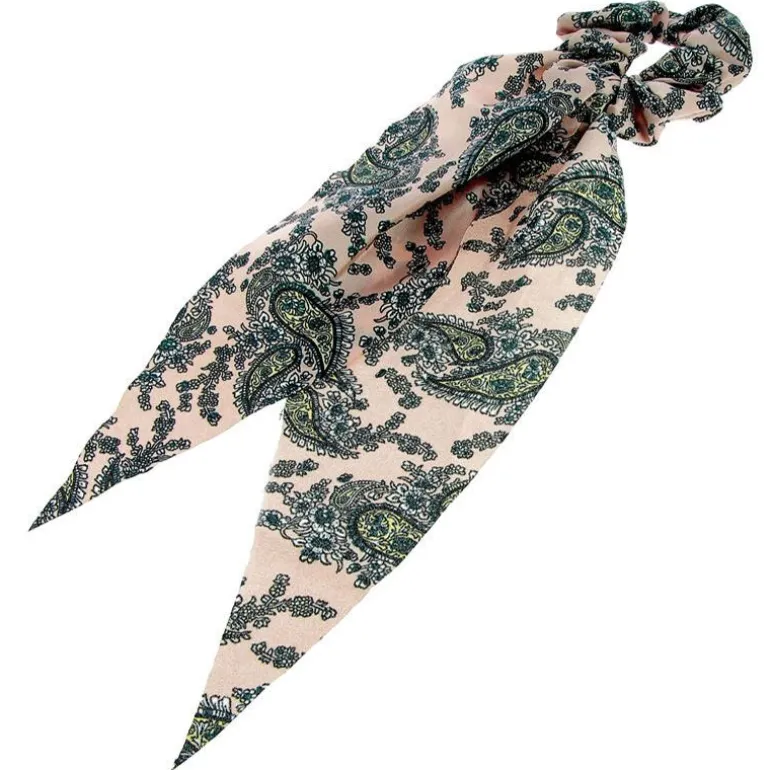 Chouchou foulard bandana vieux rose