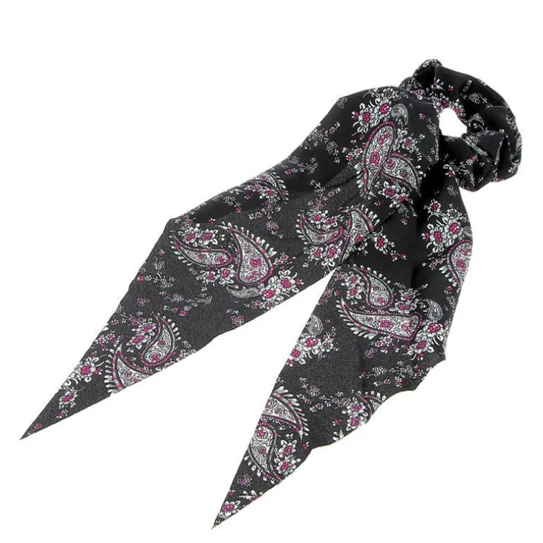 Chouchou foulard bandana noir