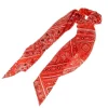 Chouchou foulard façon bandana rouge