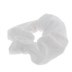Chouchou velours blanc