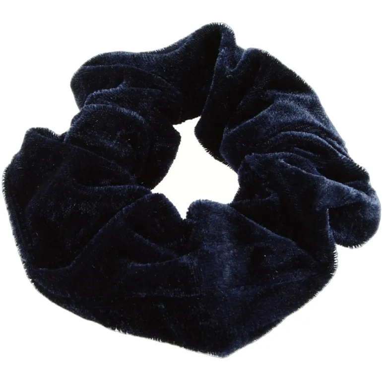 Chouchou velours marine