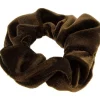 Chouchou velours marron