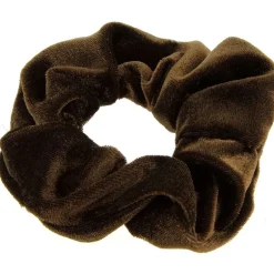 Chouchou velours marron