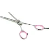 Ciseaux sculpteurs fleur diamant rose 5.5