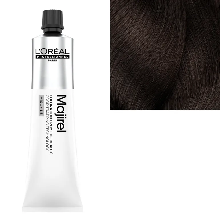Coloration crème de beauté Majirel 4.35 châtain doré acajou