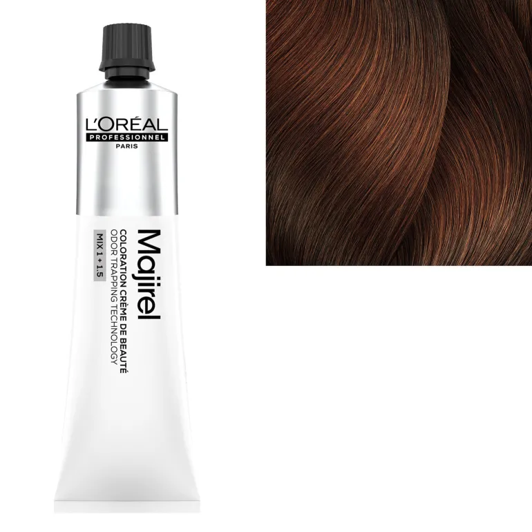 Coloration crème de beauté Majirel 5.4 châtain clair cuivré