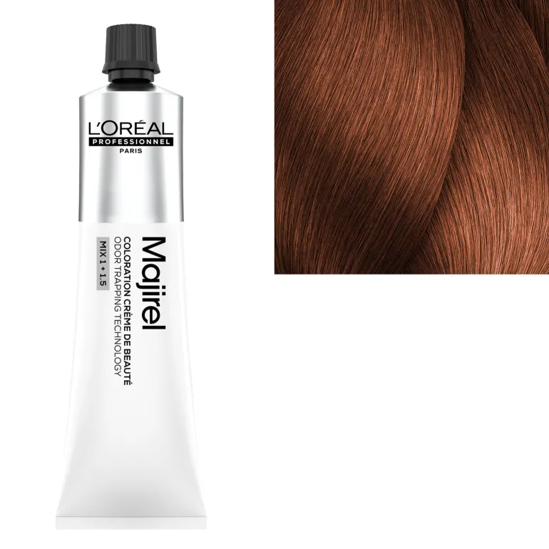 Coloration crème de beauté Majirel 7.35 blond doré acajou