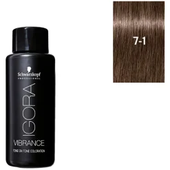 Coloration demi-permanente Igora Vibrance 7-1