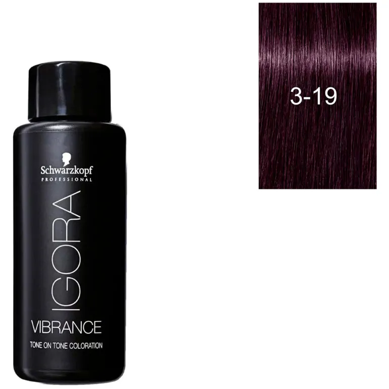 Coloration demi-permanente Igora Vibrance 3-19