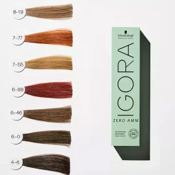 Coloration Igora Zero Amm 7-1 blond cendré