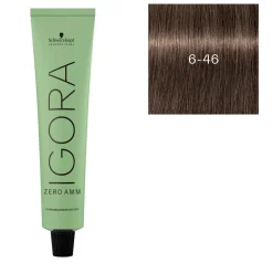 Coloration Igora Zero Amm 6-46 blond foncé beige chocolat