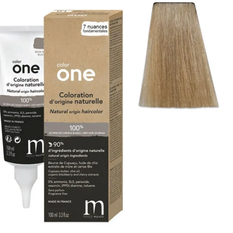 Coloration naturelle Color One Fondamentale 8.0 blond clair
