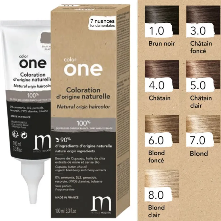 Coloration naturelle Color One Fondamentale 6.0 blond foncé