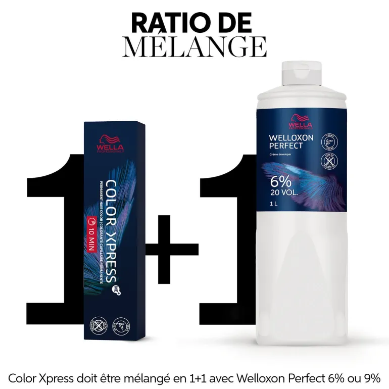 Coloration permanente Color Xpress 4/ châtain naturel