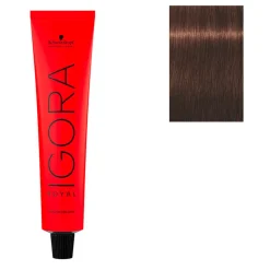 Coloration permanente Igora Royal 5-68 châtain clair chocolat rouge