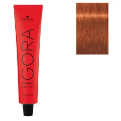 Coloration permanente Igora Royal 7-77 blond cuivré extra