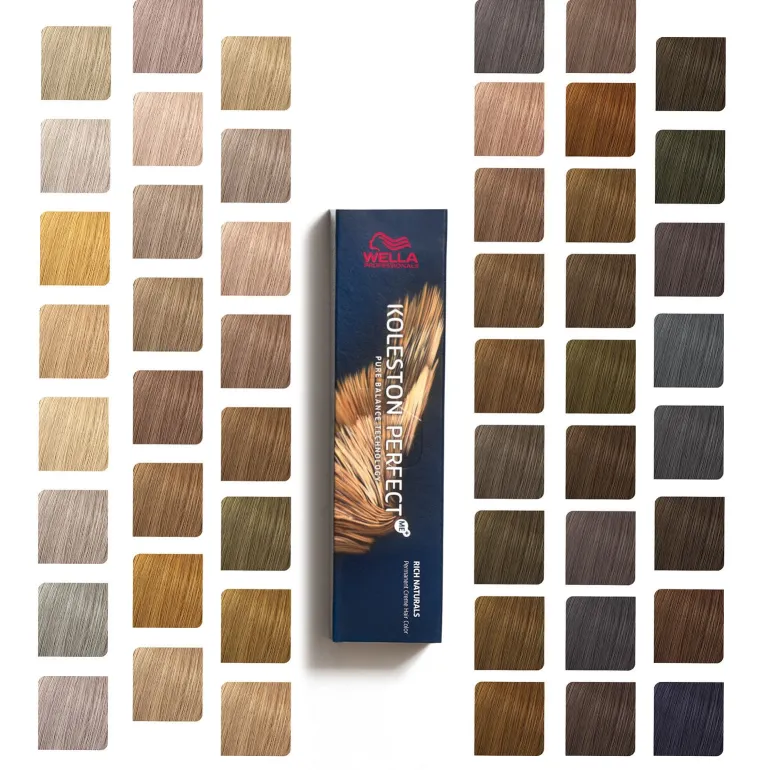 Coloration permanente Koleston Perfect Me+ 7/34 blond doré cuivré