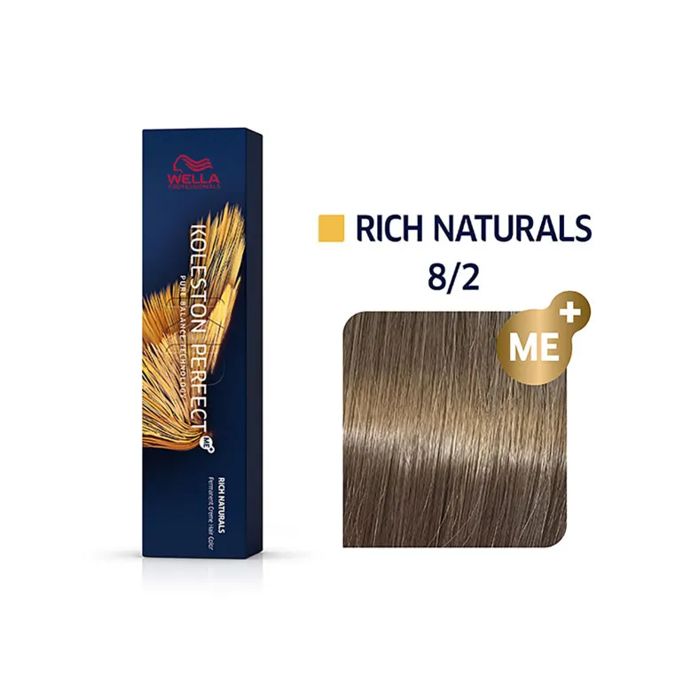 Coloration permanente Koleston Perfect Me+ 8/2 blond clair mat