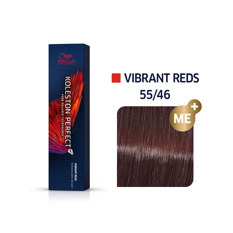 Coloration permanente Koleston Perfect Me+ 55/46 châtain intense cuivré violet