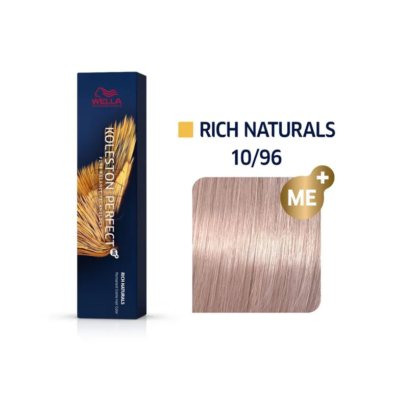 Coloration permanente Koleston Perfect Me+ 10/96 blond super clair fumé violine