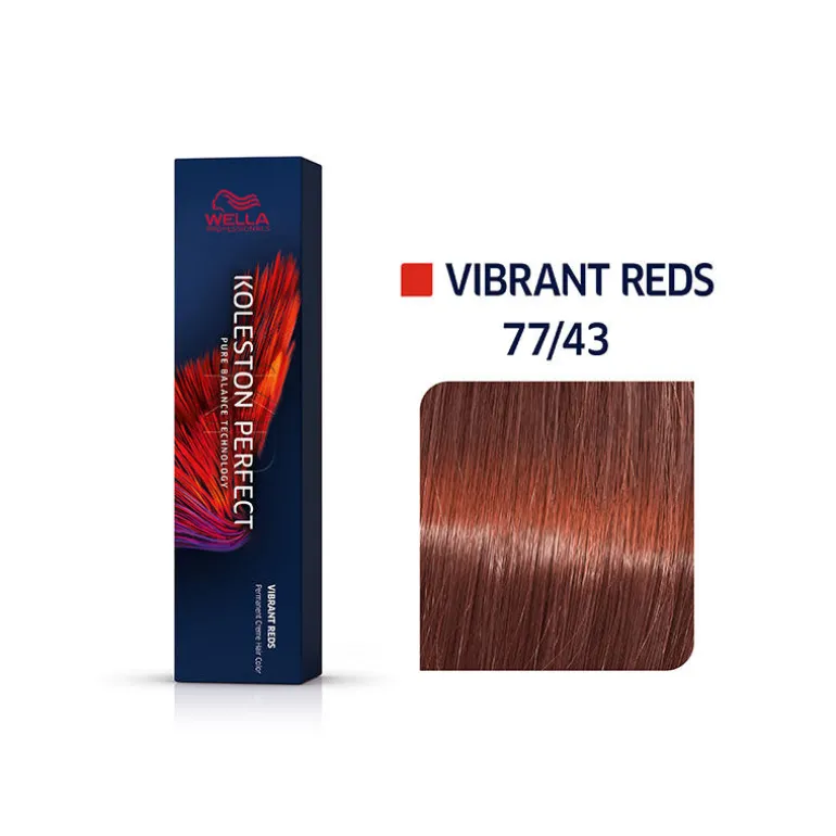 Coloration permanente Koleston Perfect Me+ 77/43 blond intense cuivré doré