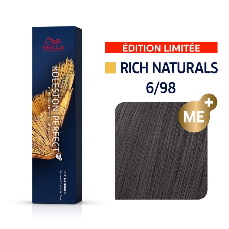 Coloration permanente Koleston Perfect Me+ 6/98 blond foncé fumé perlé