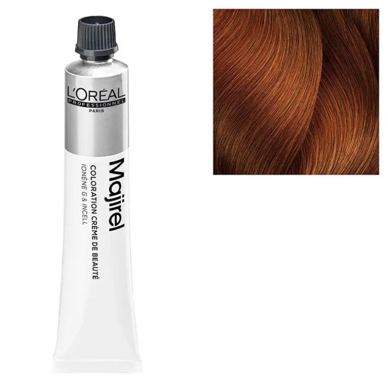 Coloration permanente Majirel 7.4 blond cuivré