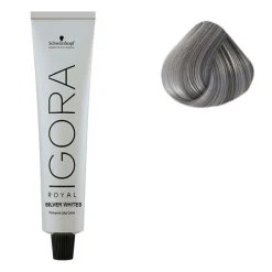 Coloration pour cheveux blancs et gris Igora Royal Silver White gris acier