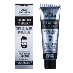 Coloration pour homme cheveux & barbe 3 châtain foncé